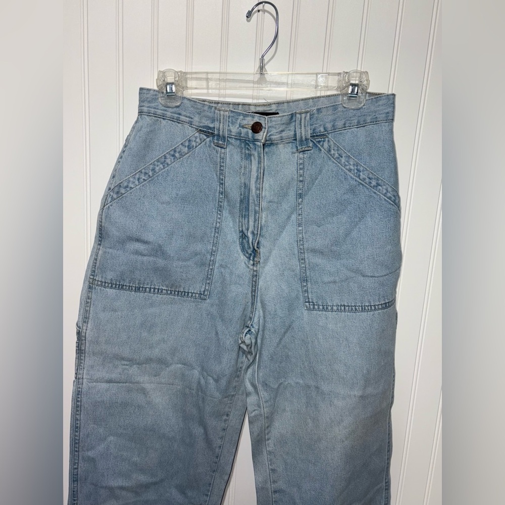 Vintage Bill Blass Blue Denim Capris| Size 8 - Picture 2 of 4